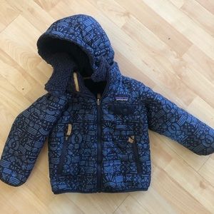 Patagonia reversible Tribbles coat 2-3T